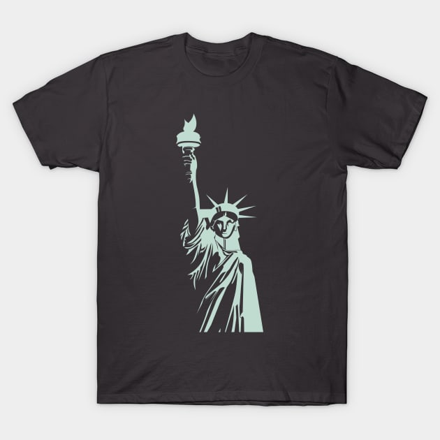 The Statue of Liberty T-Shirt by Grapdega